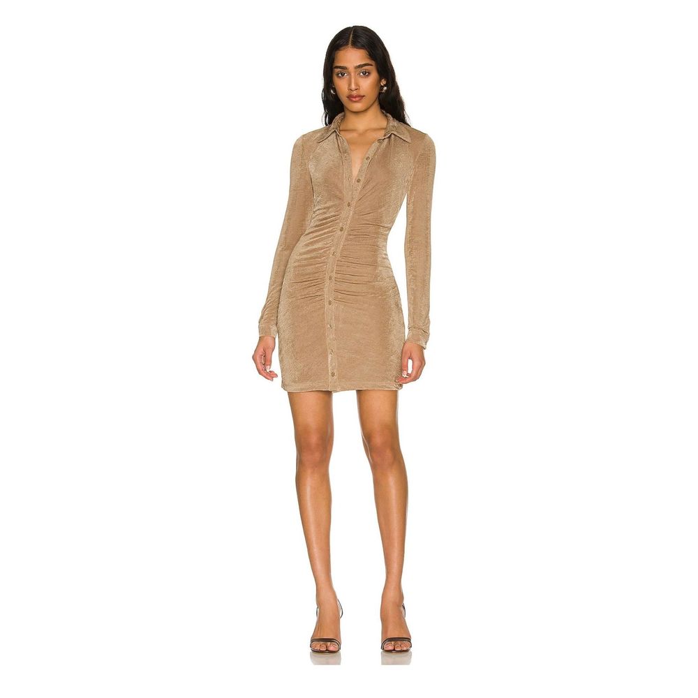 Bardot Gathered Slinky Dress